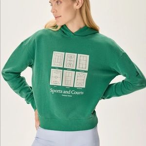 Sports and Courts Cotton Terry Shrunken Hoodie